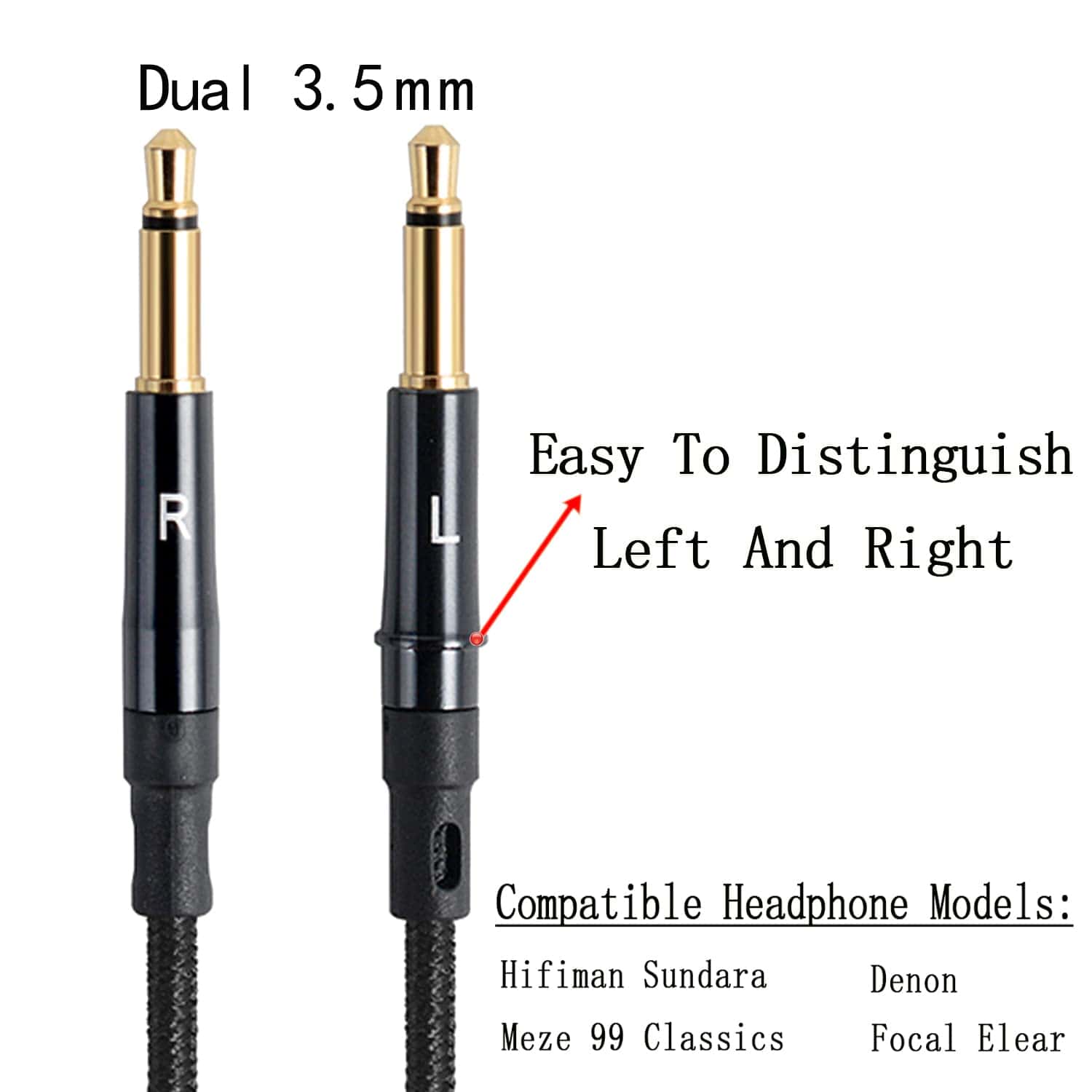 Cable Balanceado FAAEAL Compatible con Hifiman Sundara - Imagen 6