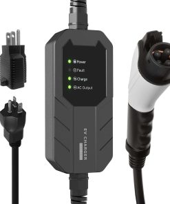 Cargador de Vehículo Eléctrico MEGEAR Nivel 1-2, 16A 25FT