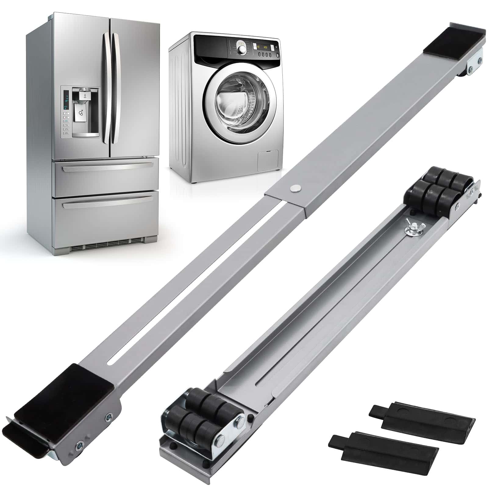 Rodillos universales extensibles para electrodomésticos,