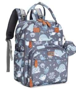 BabbleRoo Mochila para Pañales - Bolso de Viaje para