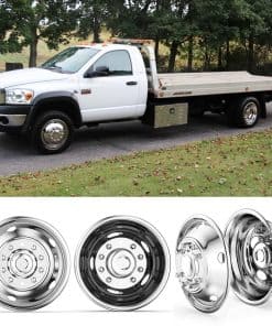 Simulador de rueda doble de acero inoxidable pulido de