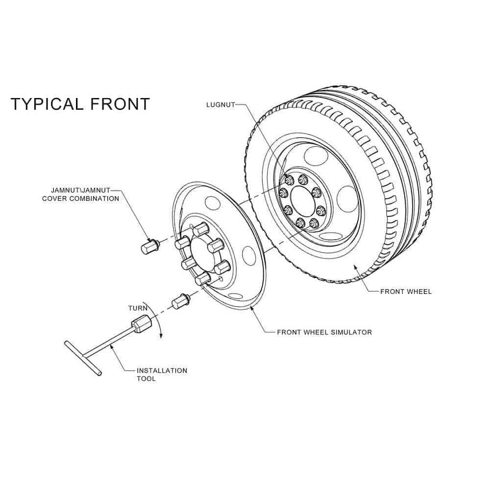 Simulador de llanta doble STARTSHIP 708A de 17" en acero - Imagen 6