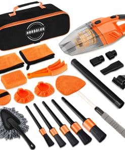 Kit de Limpieza de Coche HORDALOR de 17 Piezas, Kit de