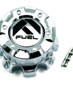 Centro de rueda cromado de 8 espárragos Fuel 1001-60
