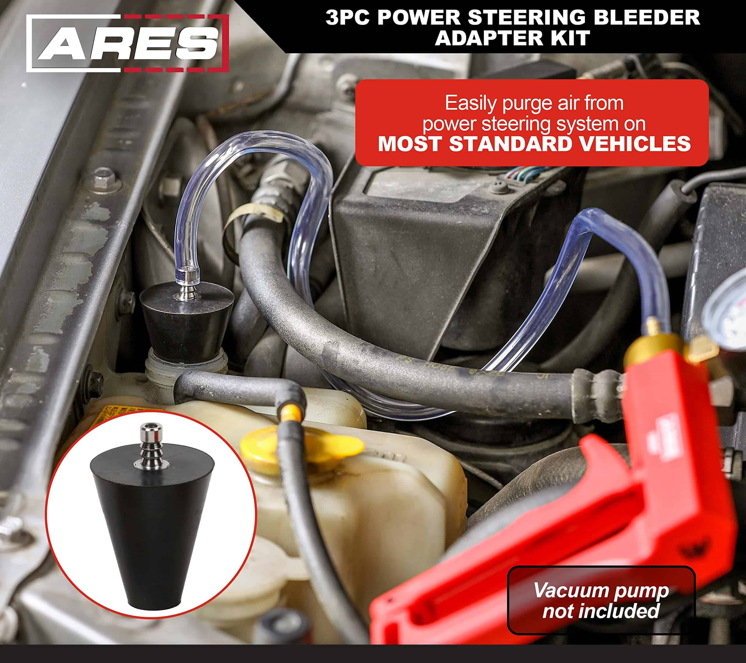 ARES 18069 - Kit de Adaptadores de Dirección Asistida de 3 - Imagen 6