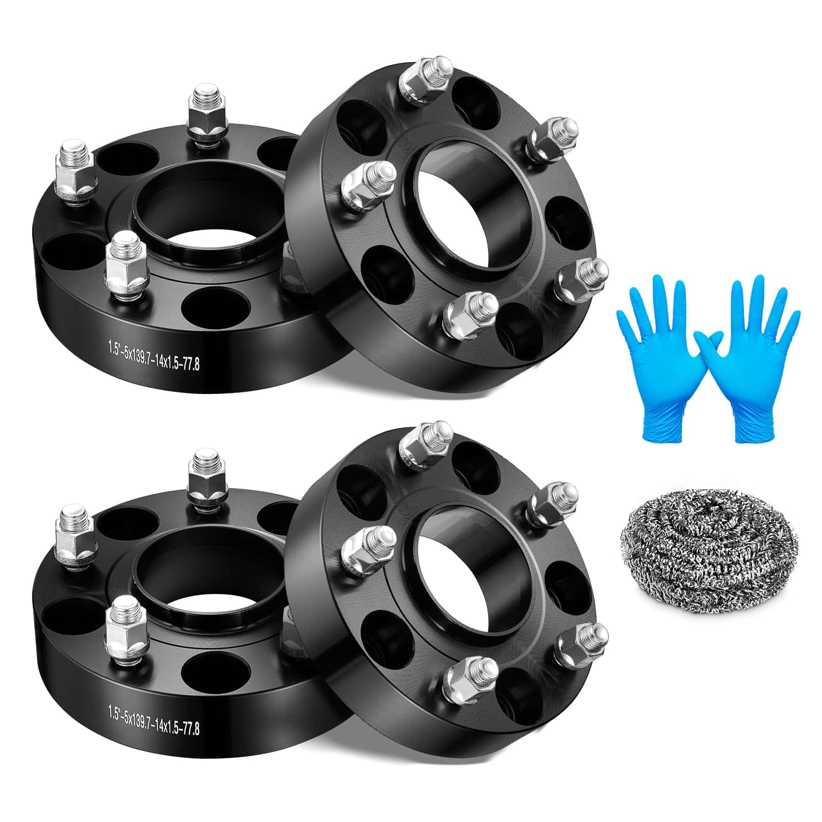 BDFHYK Separadores de Rueda 5x4.5 Compatible con Mustang