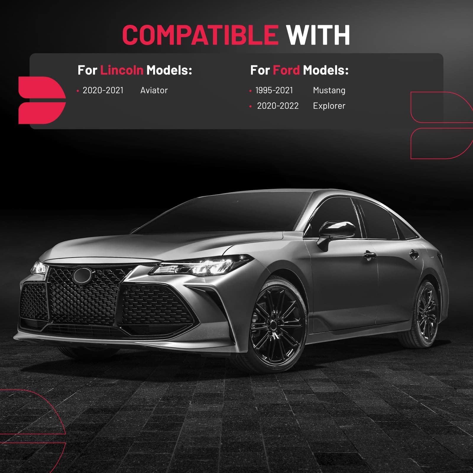 BDFHYK Separadores de Rueda 5x4.5 Compatible con Mustang - Imagen 5