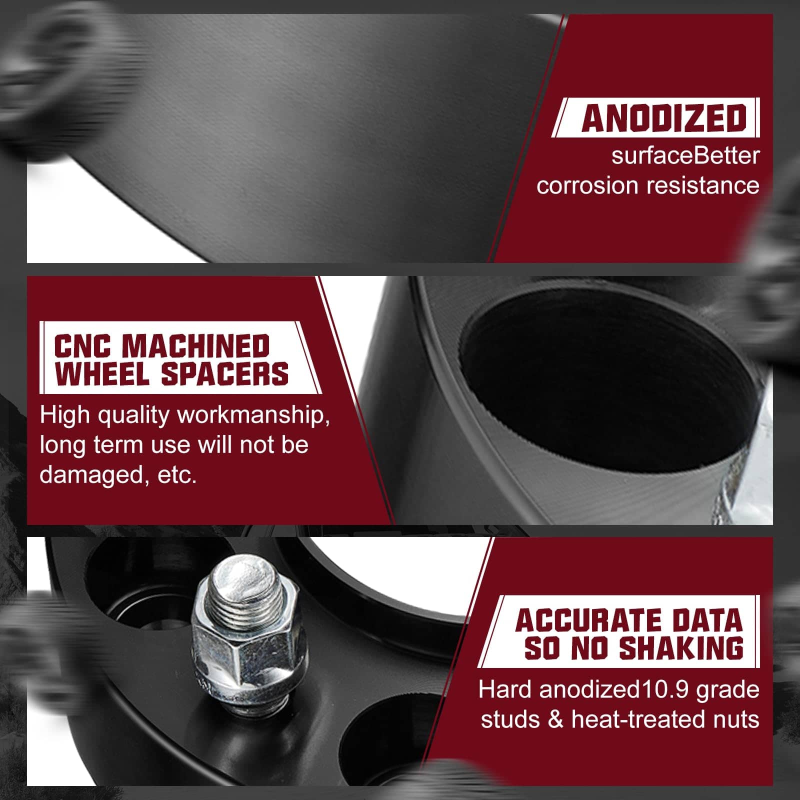 Espaciadores de Rueda BDFHYK 6x5.5 Compatible con Ram1500 - Imagen 9