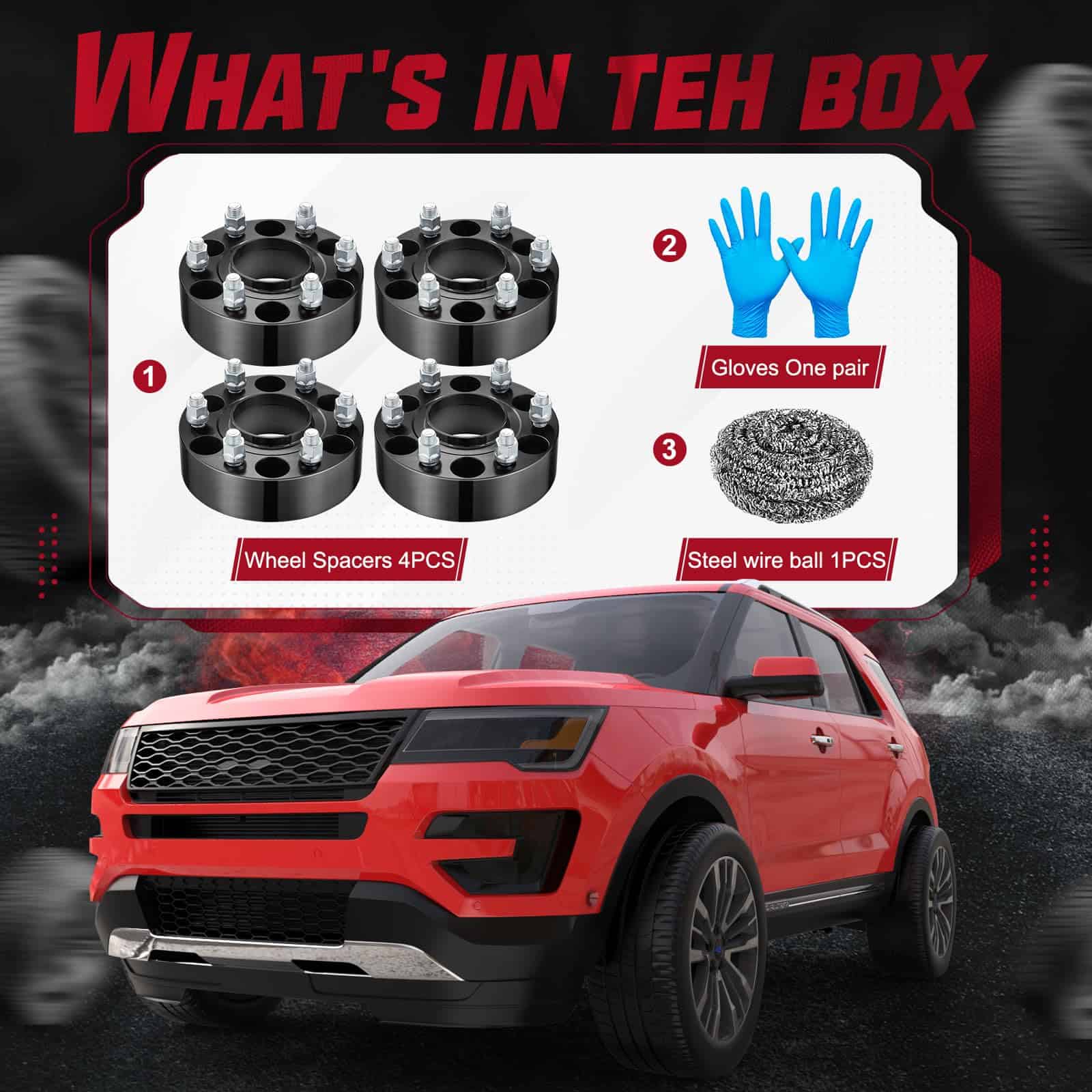 Espaciadores de Rueda BDFHYK 6x5.5 Compatible con Ram1500 - Imagen 3