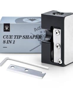 Adhafera Cue Tip Shaper, 8 en 1 Actualizado Aluminio Pool