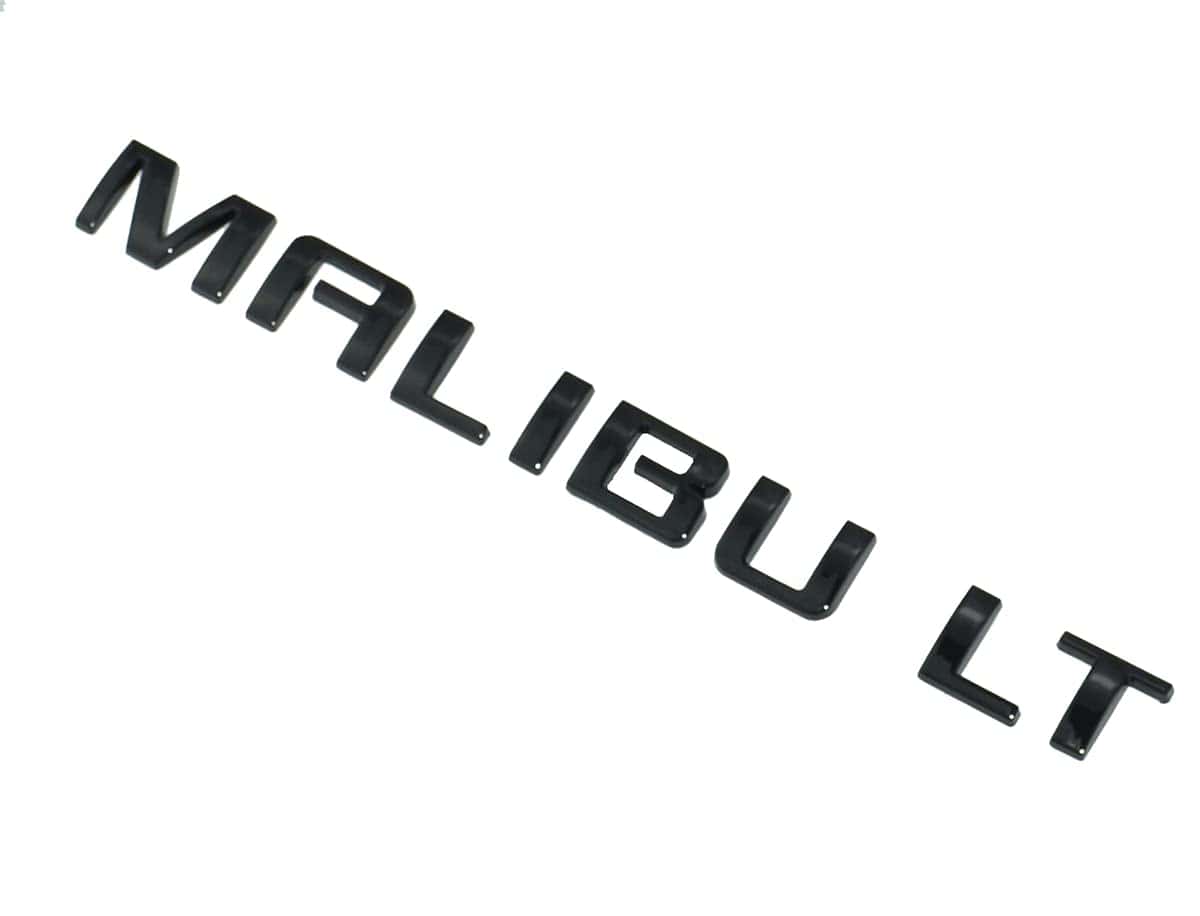 Emblema 2 piezas Malibu LT para puerta trasera - Reemplazo - Imagen 6