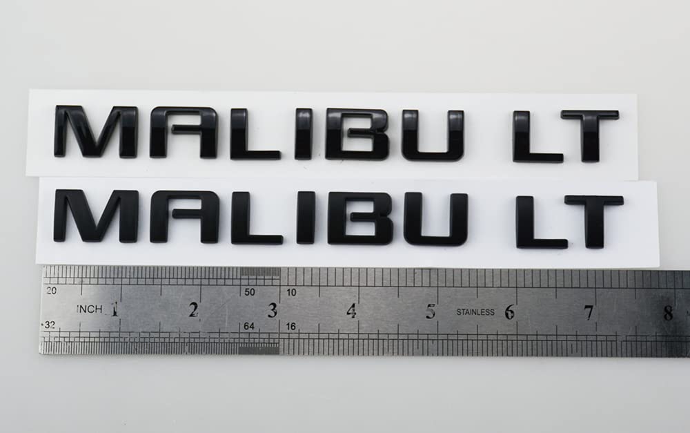 Emblema 2 piezas Malibu LT para puerta trasera - Reemplazo - Imagen 3