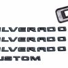 Kit de 4 piezas 2019-2022 Silverado 1500 Emblema