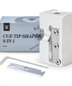 Adhafera Cue Tip Shaper, Actualizado 8 en 1 Afeitador de