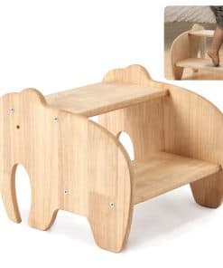 Taburete de Trabajo de Madera para Niños DyPinYise,