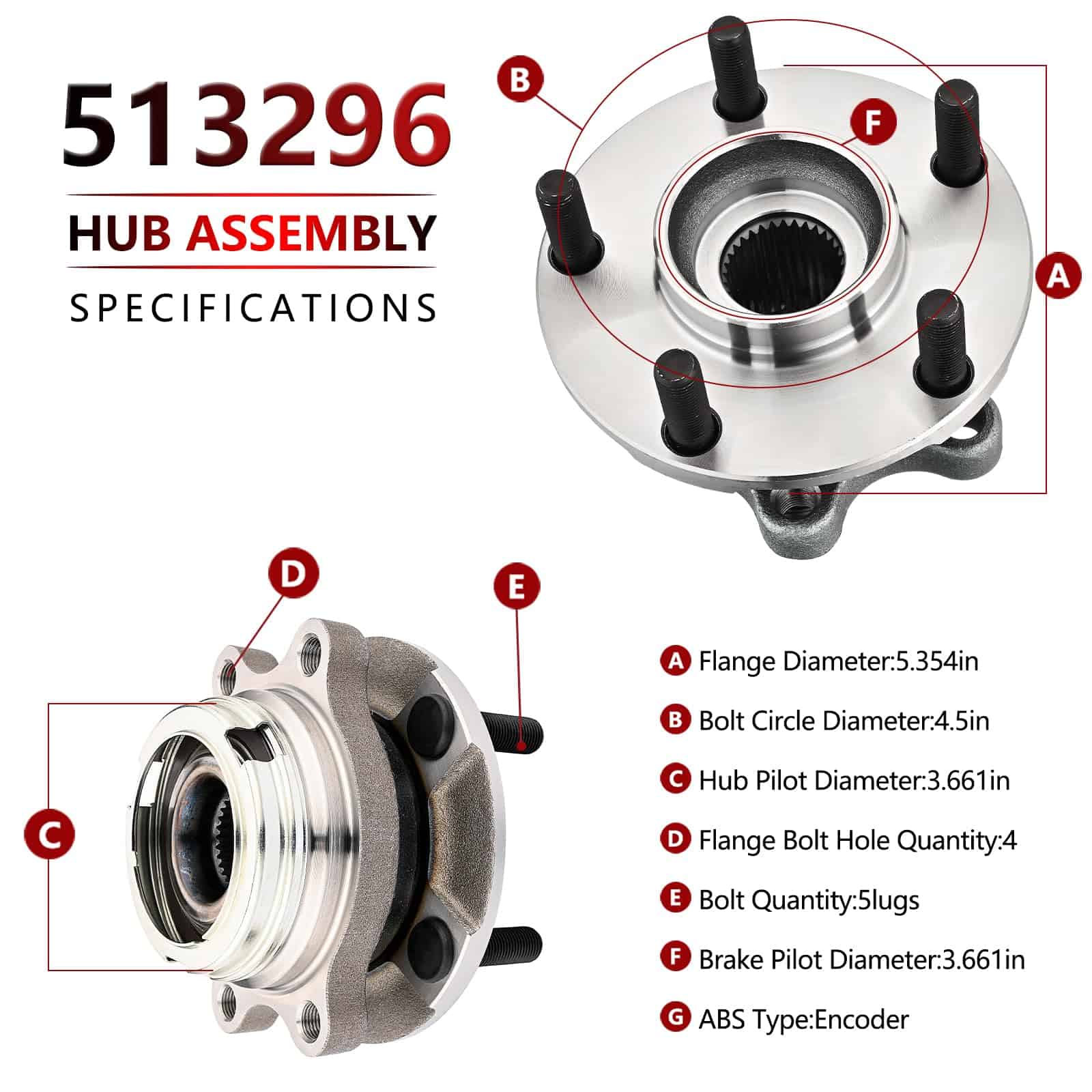Par(2) de Ensamble de Rodamiento y Buje delantero JLEO - Imagen 5