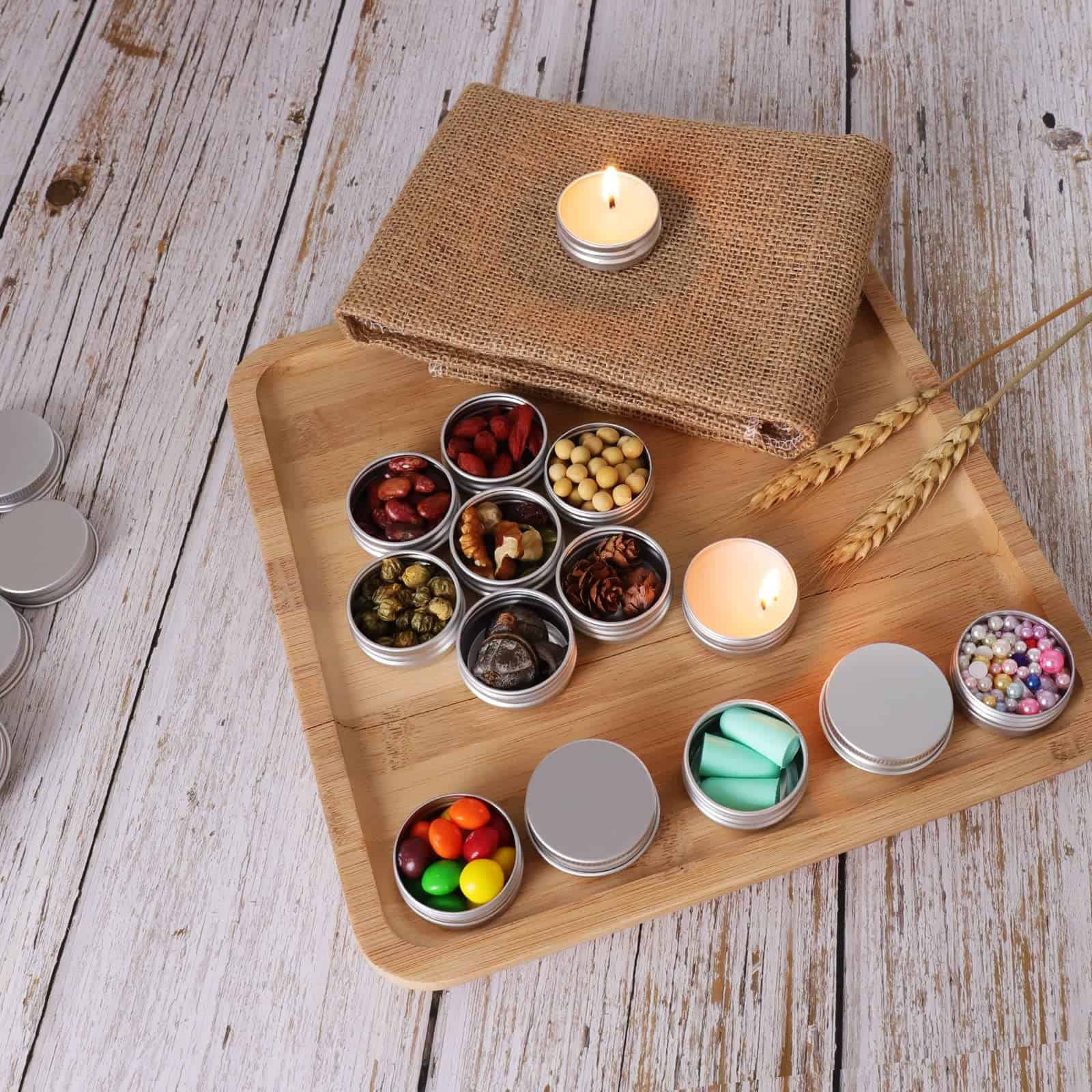 Paquete de 234 latas redondas con tapa roscada de 1/2 OZ de - Imagen 7