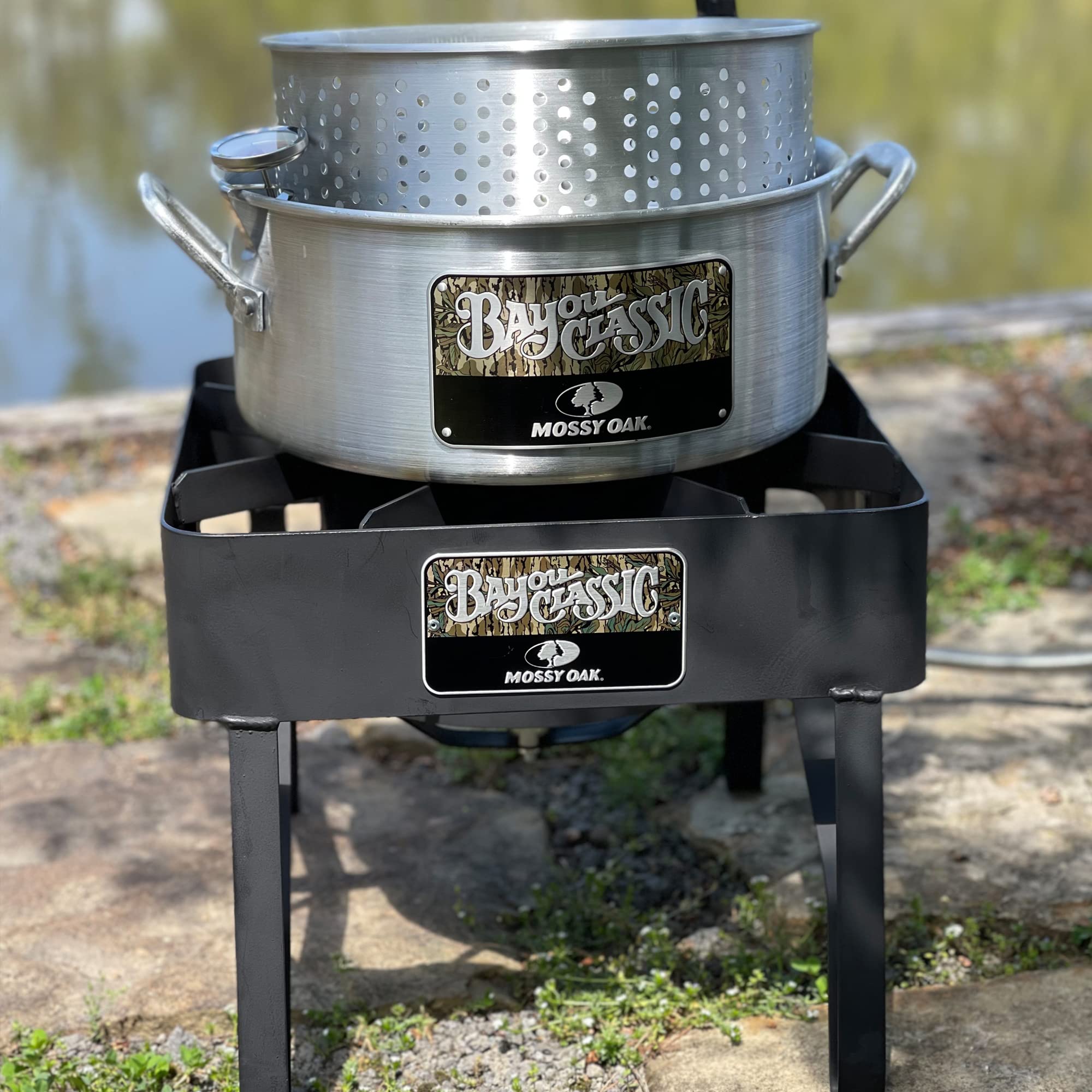 Bayou Classic 1350G Mossy Oak 14-qt Olla freidora de - Imagen 3