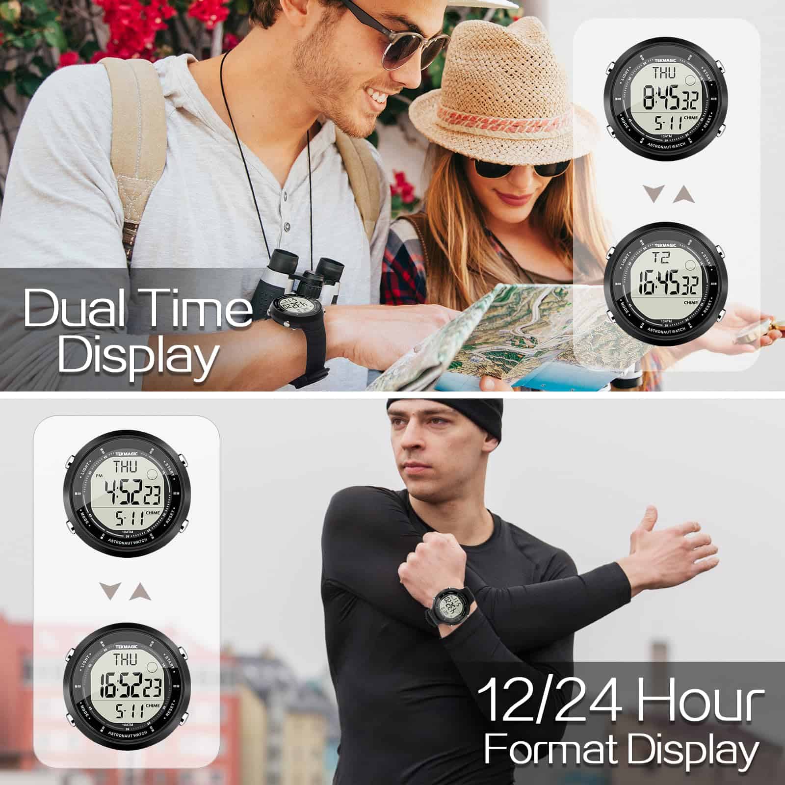 Reloj Deportivo para Nadar y Bucear 10 ATM Resistente al - Imagen 5