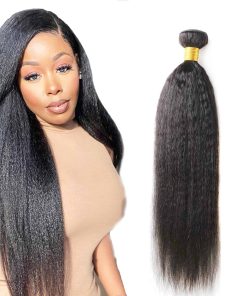 Extensiones de Cabello Humano Brasileño Yaki Straight sin