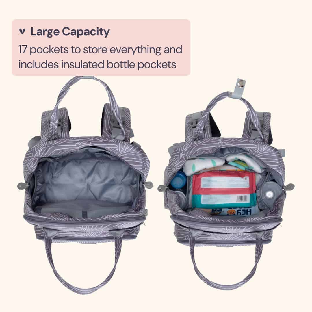 Mochila de Pañales BabbleRoo - Essentials para Bebés, - Imagen 3