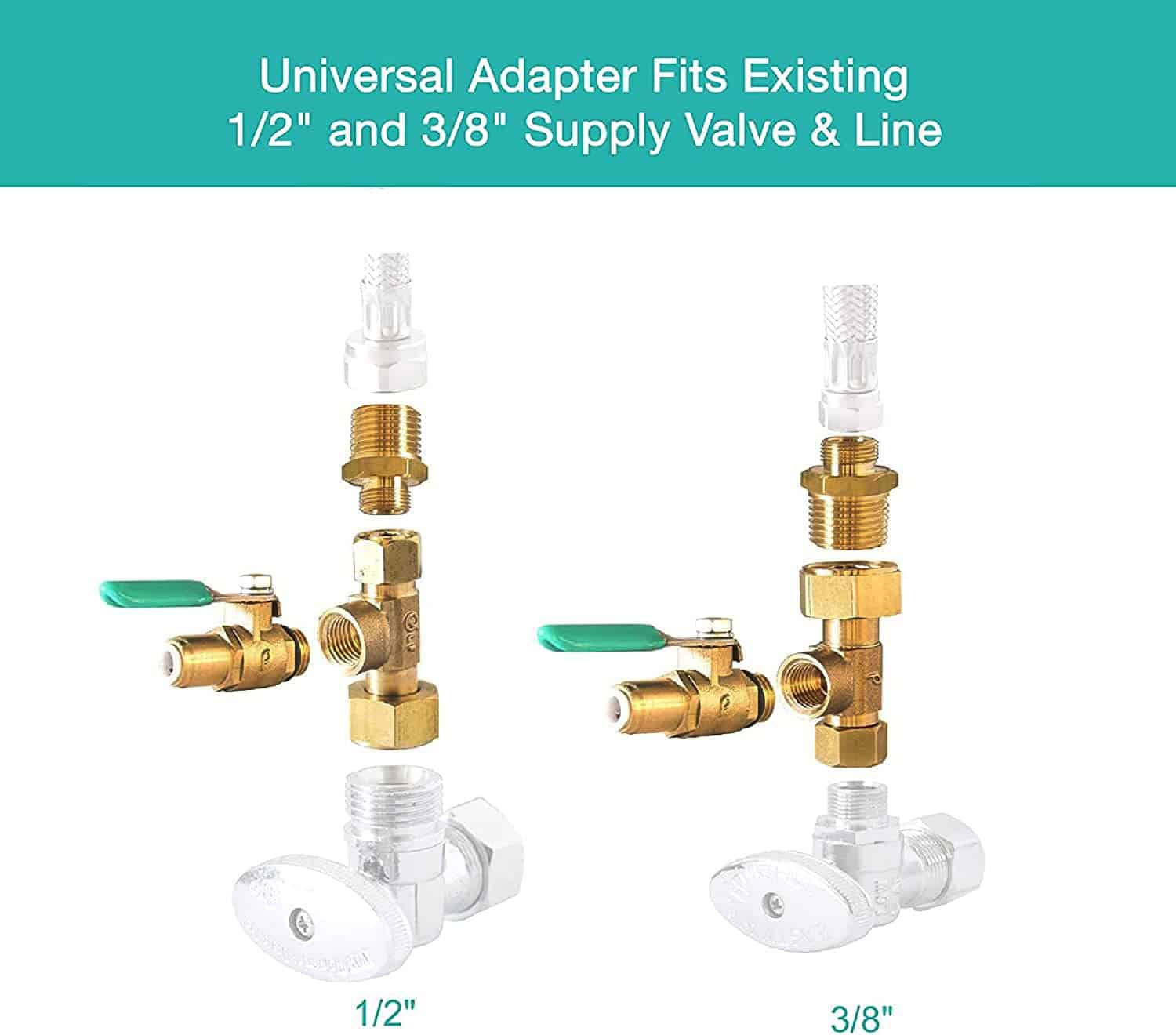 Kit de instalación Metpure Ice Maker Fridge - 25 pies x - Imagen 6