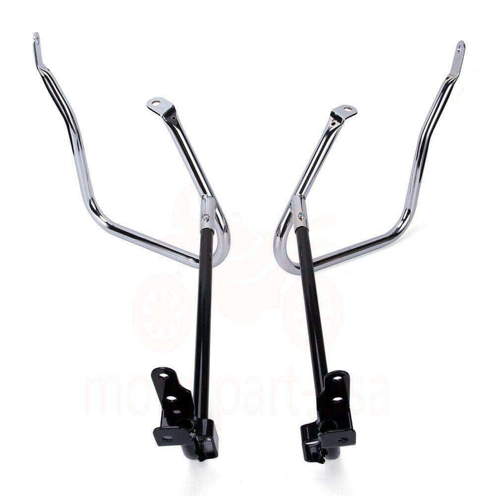 Saddlebag Bracket Guard Bars para Harley Touring Street - Imagen 9