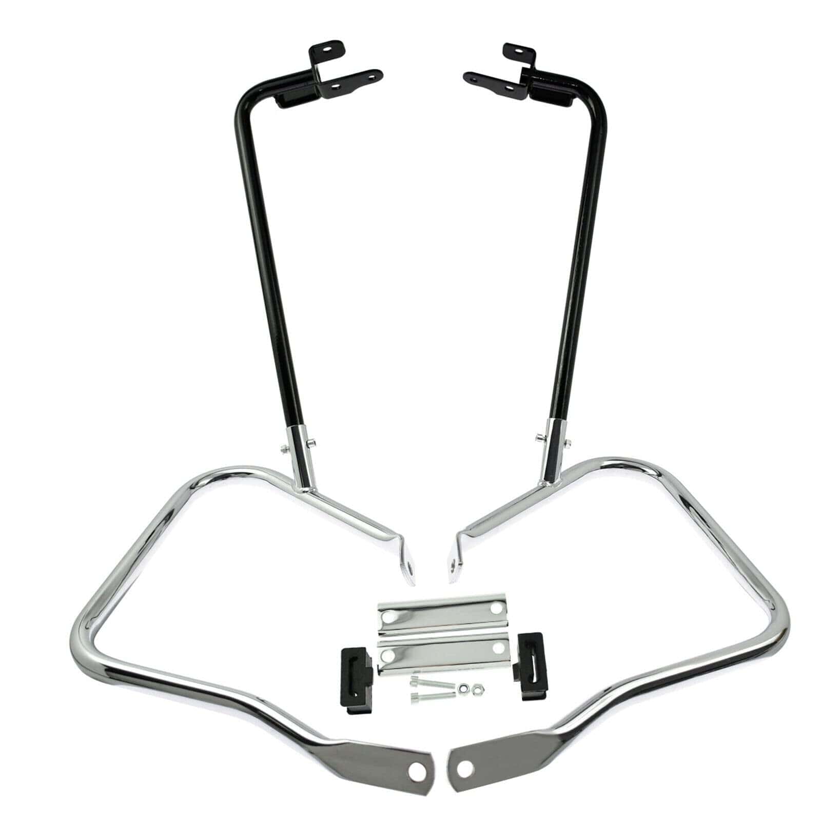 Saddlebag Bracket Guard Bars para Harley Touring Street