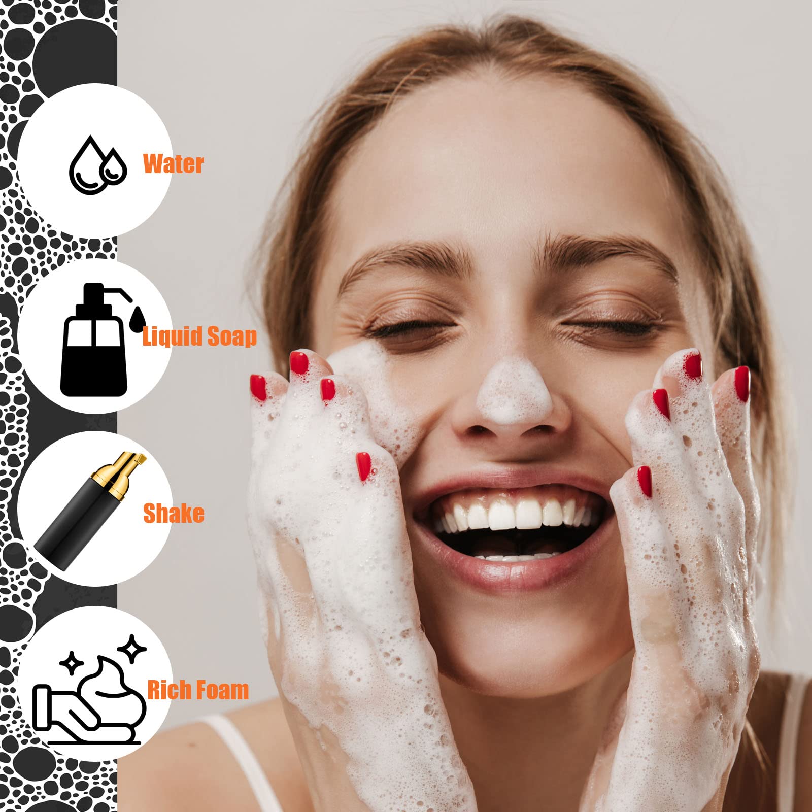 Botella de Bomba de Espuma Vacía de 2 Oz IRON BILL (50 PCS) - Imagen 3