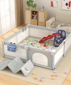 LUTIKIANG Parque de Juegos para Bebés 79" x 71" con