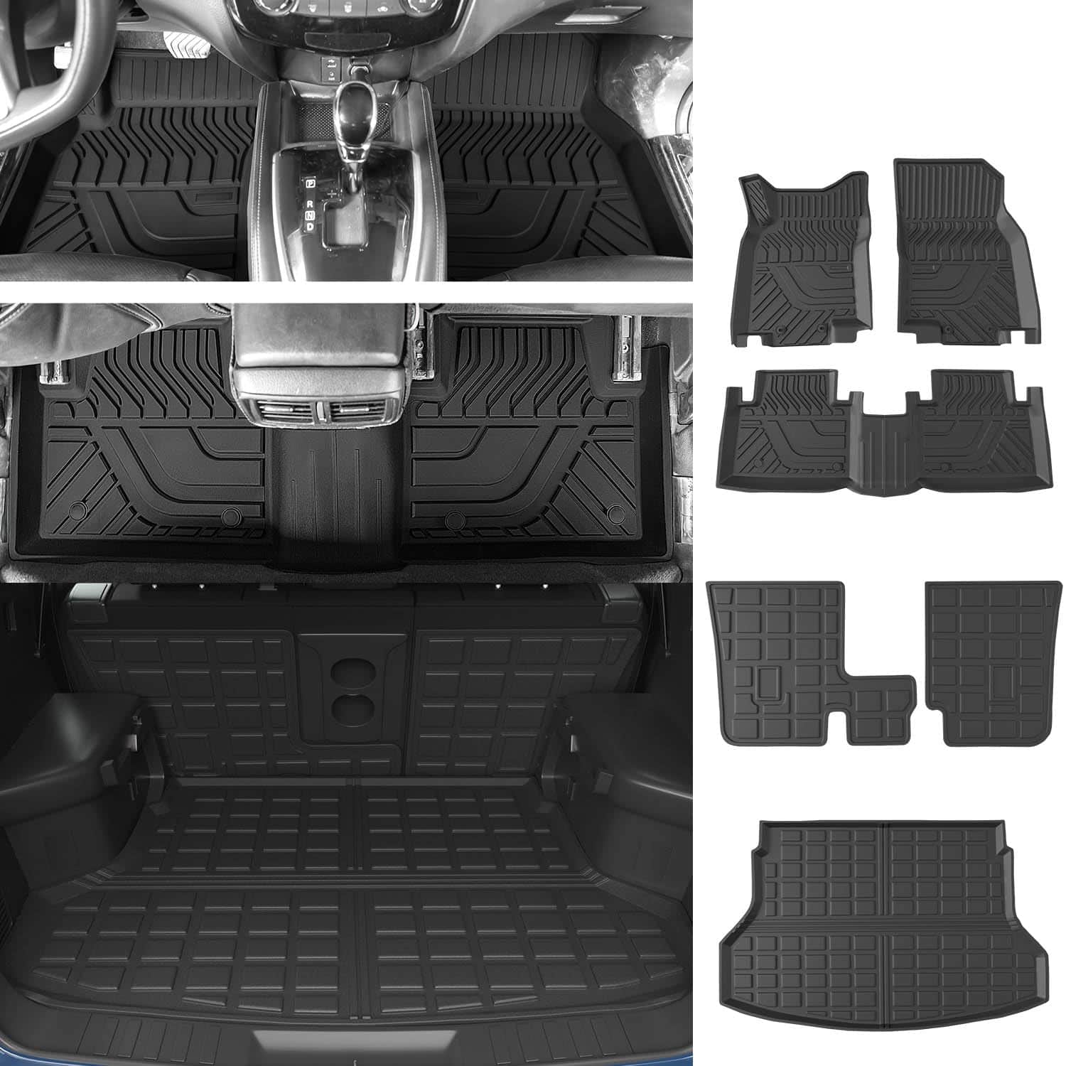 Tapete para piso Xipoo compatible con Nissan Rogue