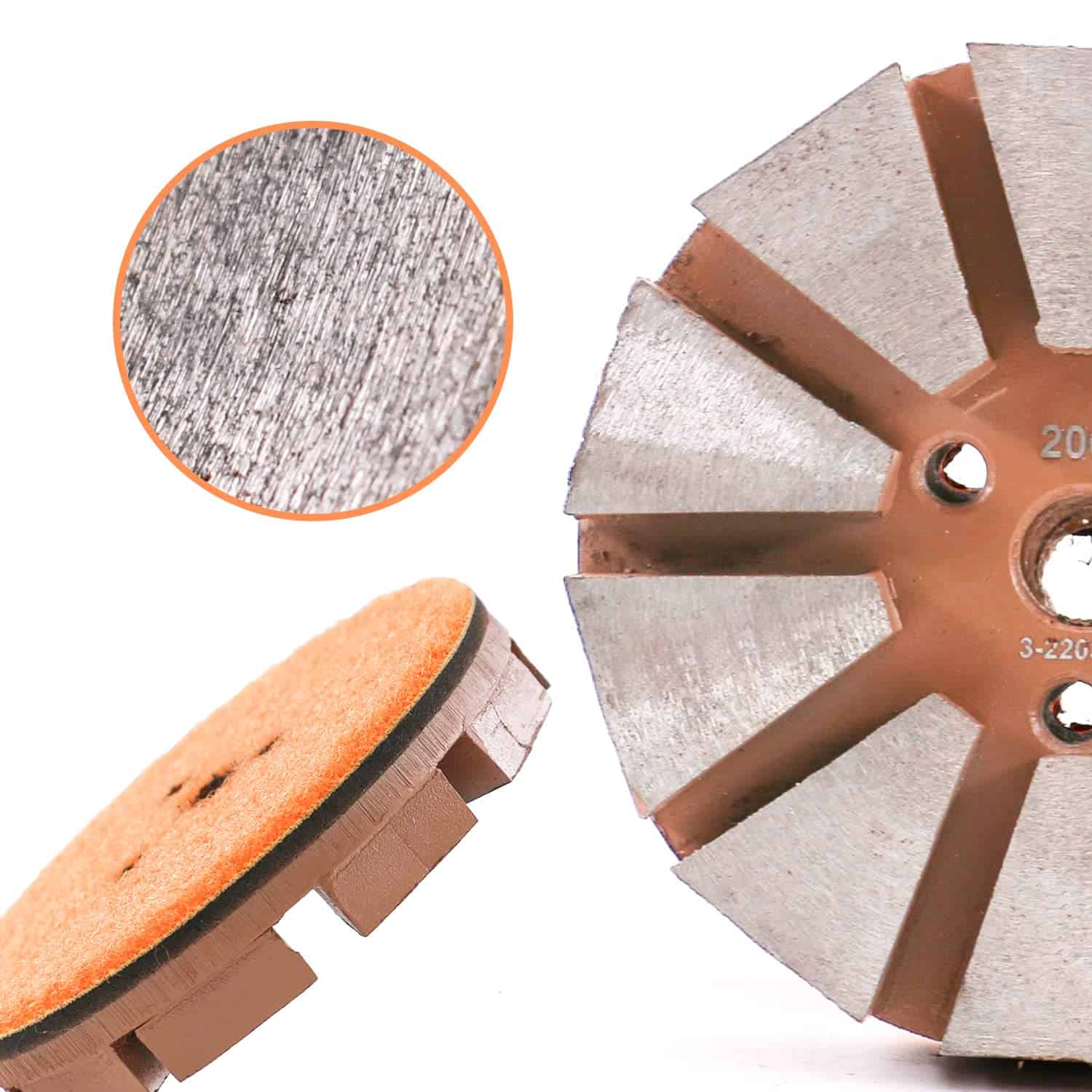 Almohadillas de Pulido de Piso de Diamante de Metal HOMESOM - Imagen 7