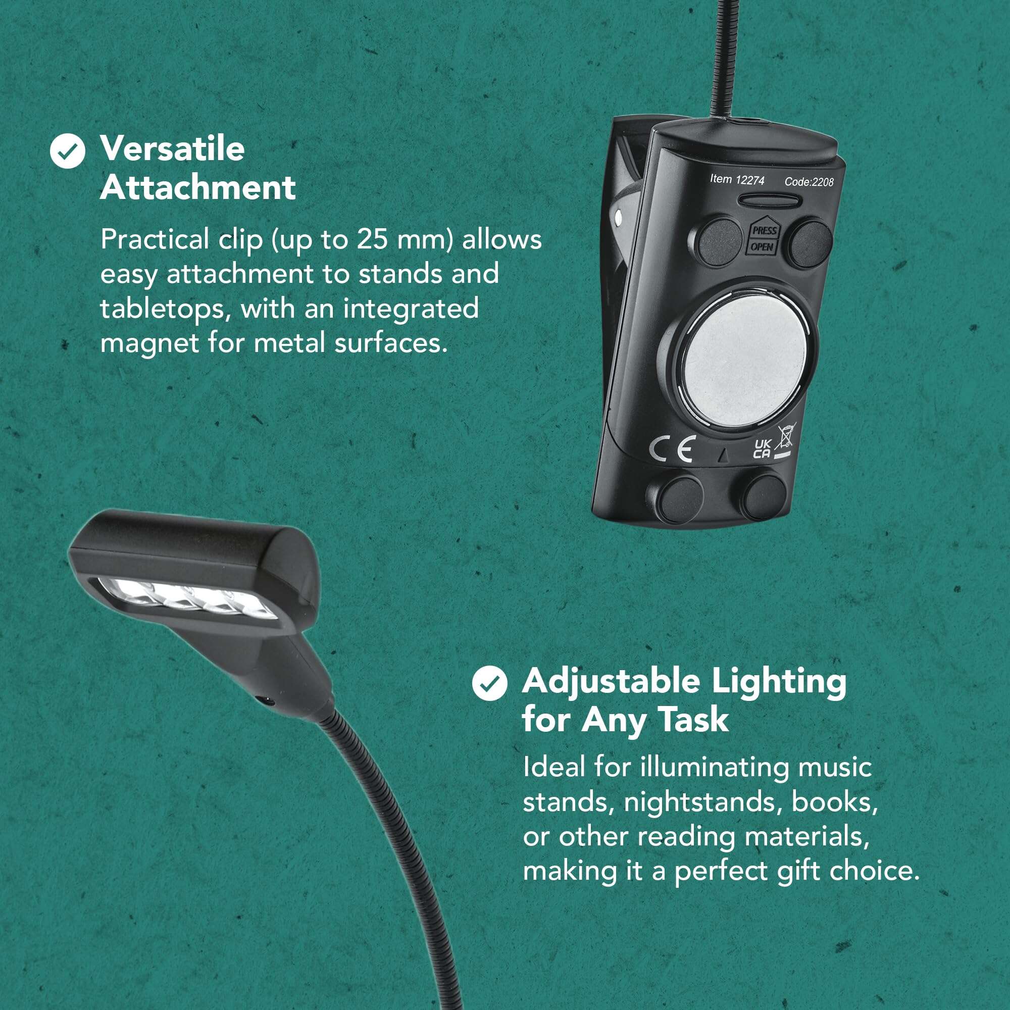 Lámpara de Escritorio de Música K&M Konig & Meyer con 4 - Imagen 4