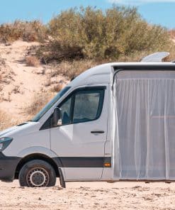 Cortinas y Mosquiteras Blancas Boho-Chic para Mercedes-Benz