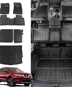Tapetes para piso Rongtaod Compatible con Nissan Rogue