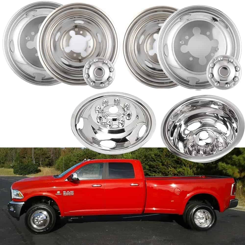 Set de 4 Simuladores de Rueda de Acero Inoxidable Pulido de - Imagen 9