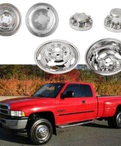 Set de 4 Simuladores de Rueda de Acero Inoxidable Pulido de