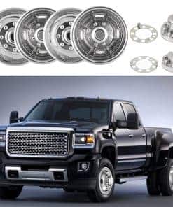 Set de 4 Simuladores de Rueda de Acero Inoxidable de 16