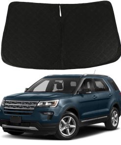 Parasol para parabrisas D-Lumina - -Negro y Plateado - Compa