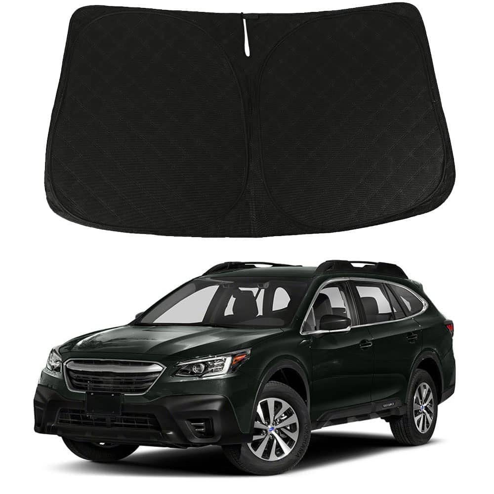 D-Lumina Protector Solar para Parabrisas - -Negro y Plateado