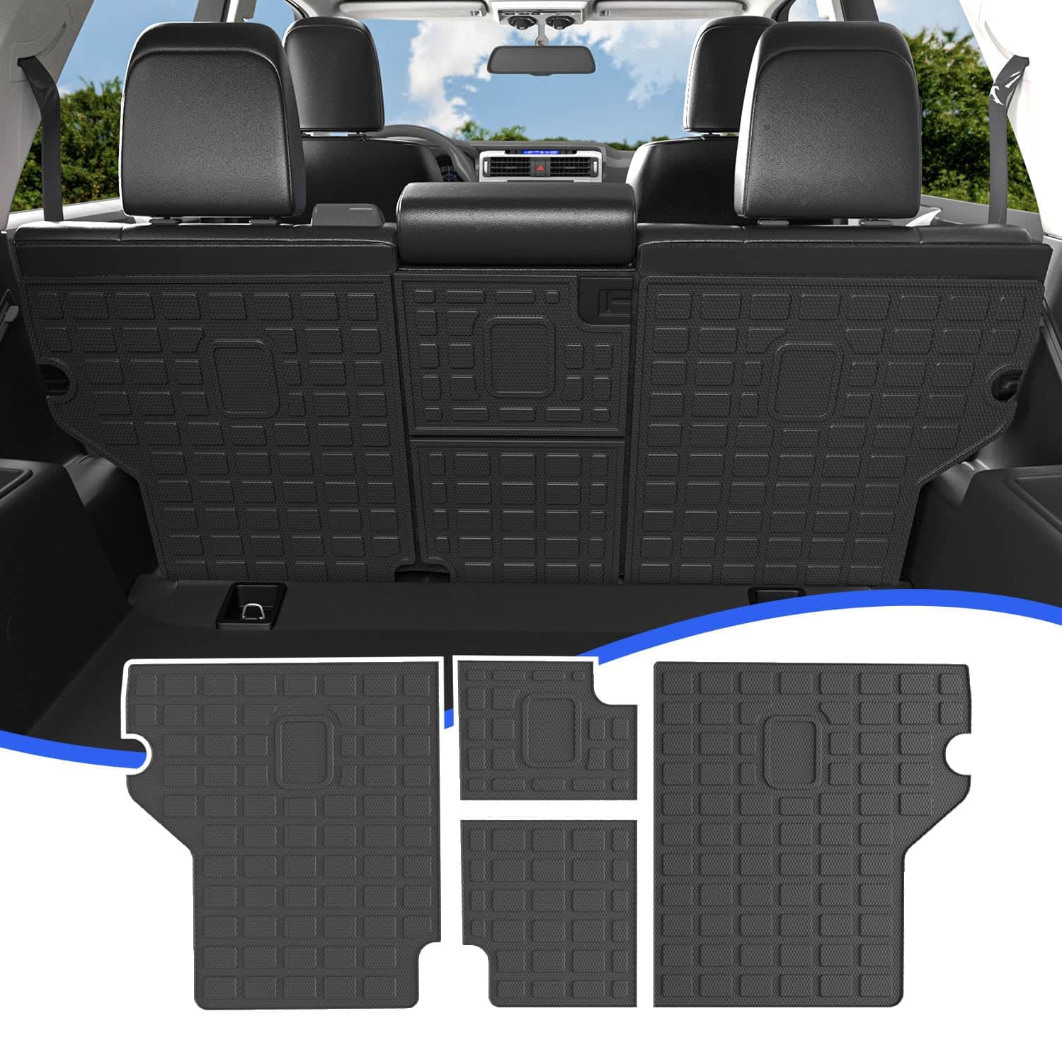 Tapete de carga de 5 asientos Xipoo compatible con Toyota