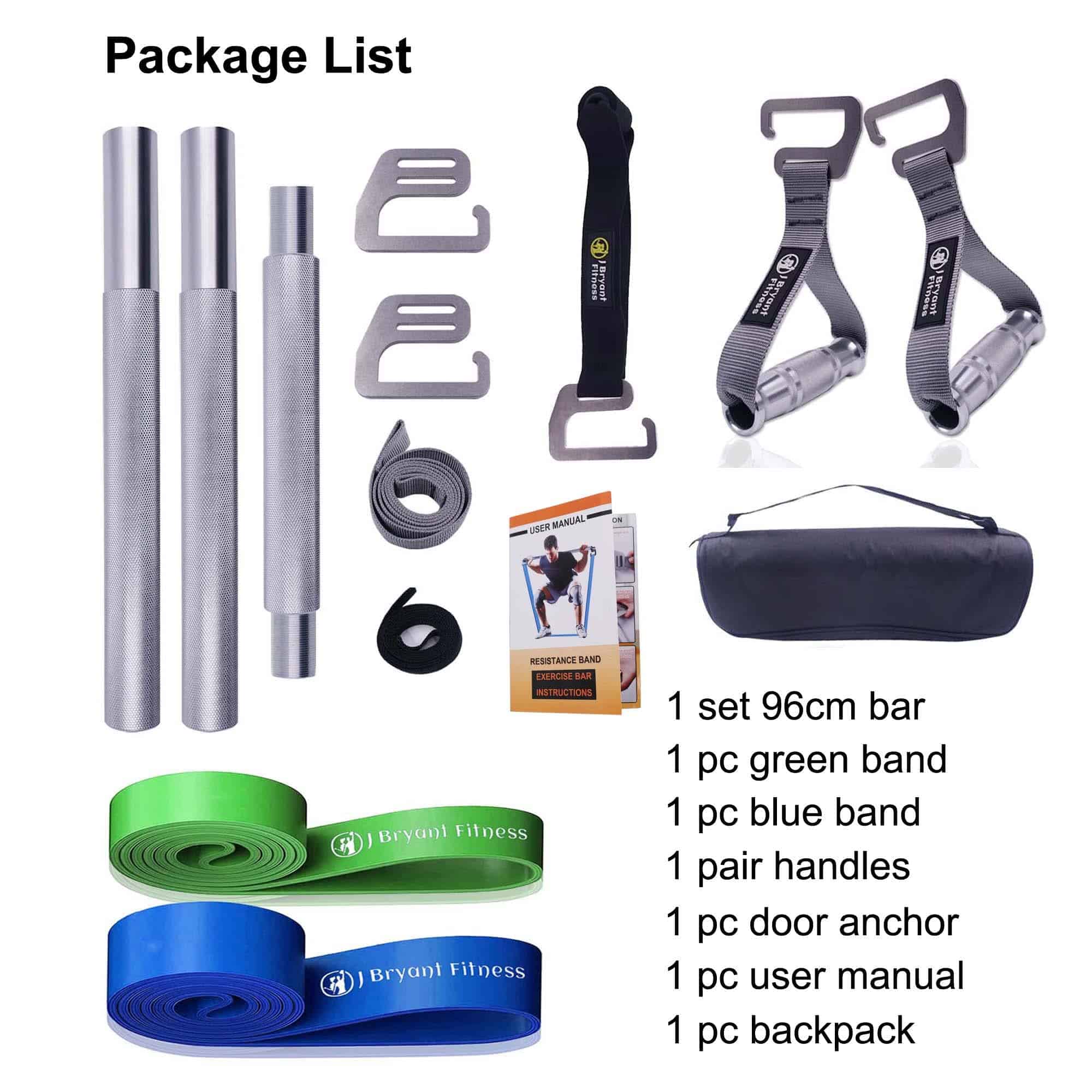 Barra de Resistencia de Alta Resistencia J Bryant Fitness - Imagen 7