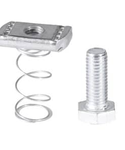 (50 Sets) Juego de Tuerca y Perno de Resorte 1/4-20" x