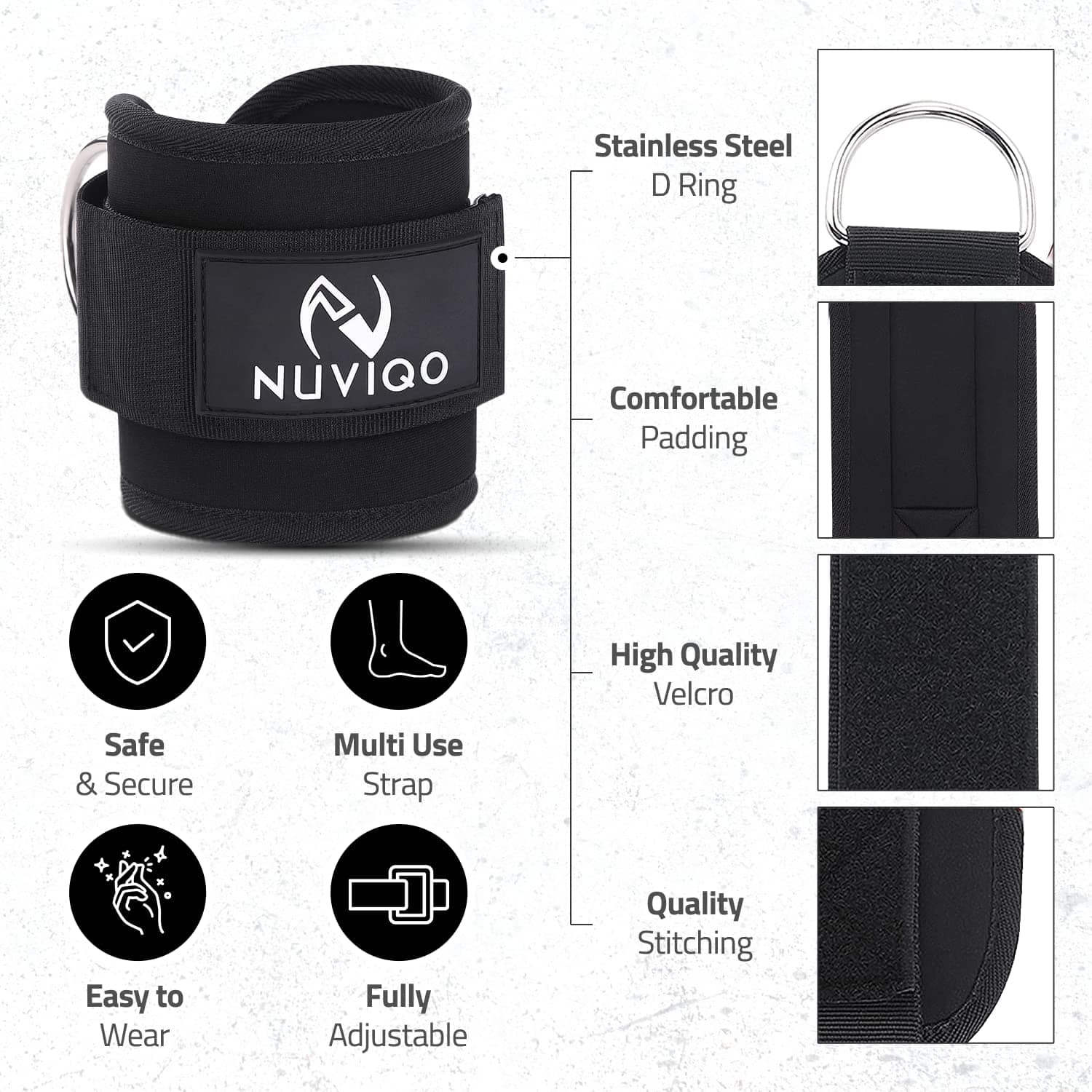 Almohadilla para Barra y 2 Correas para Tobillos para - Imagen 4