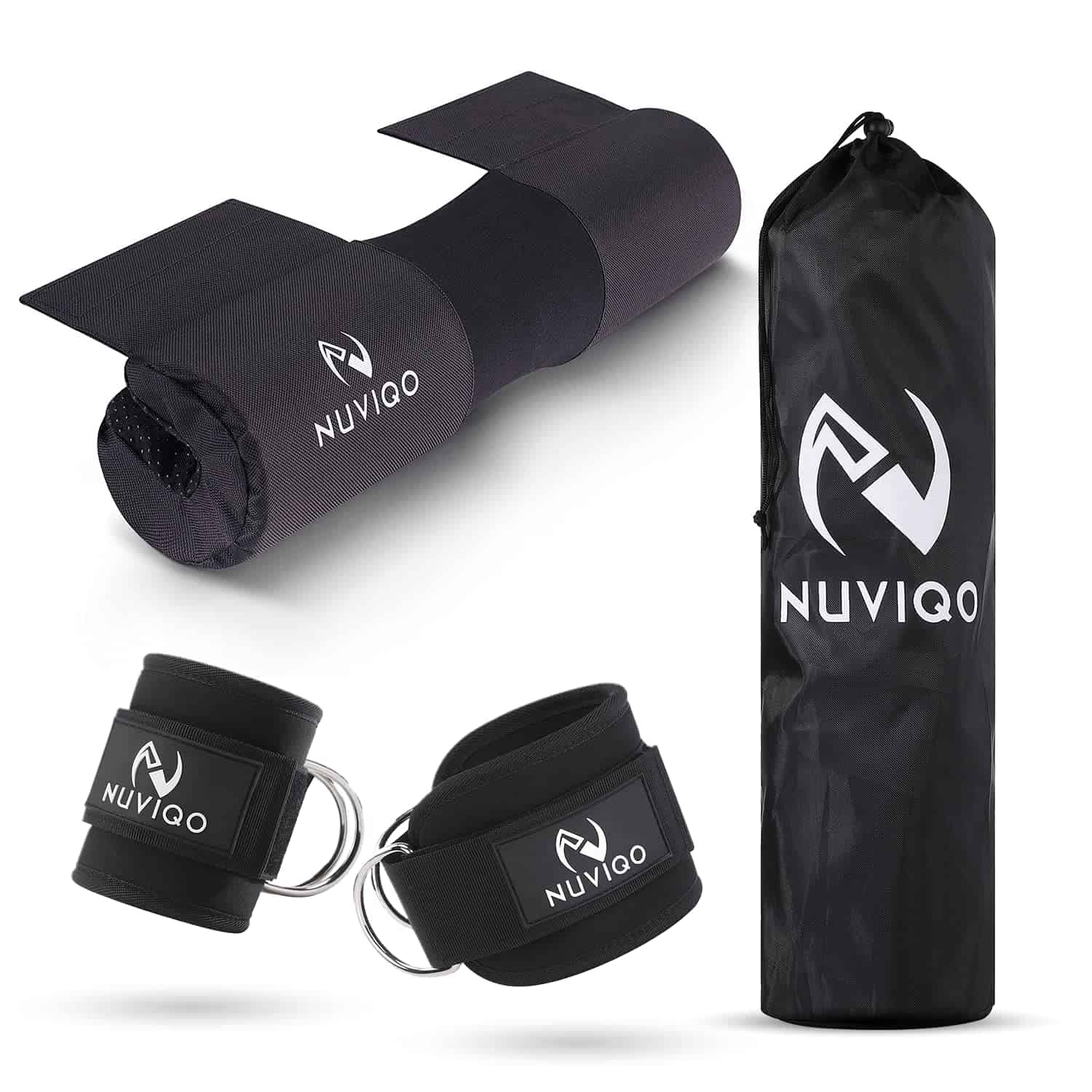 Almohadilla para Barra y 2 Correas para Tobillos para