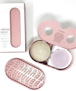 Set de Viaje BOTTLE NONE | be STRONG Incluye Barra de