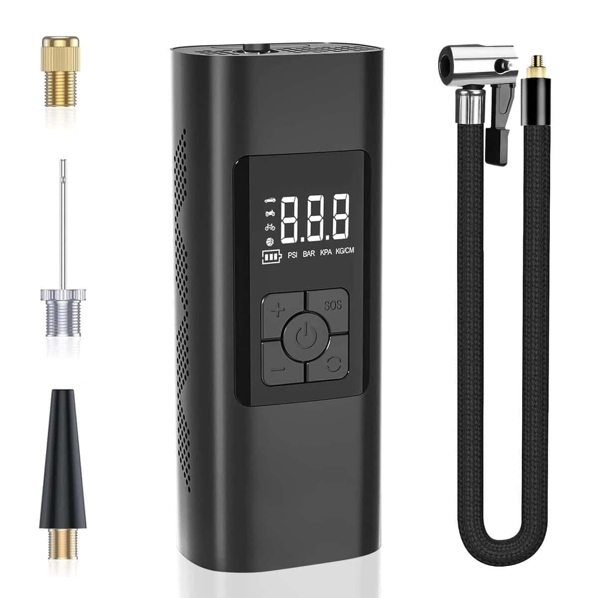 Inflador de neumáticos portátil GrJyls - Compresor de aire