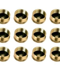 Tapón de latón macizo para botellas de propano de 1 LB,