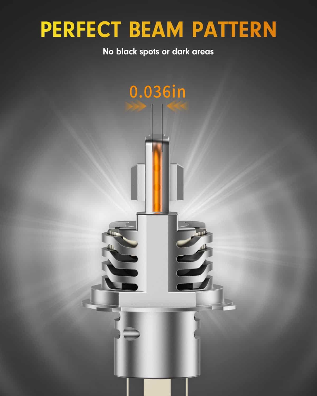 Bombillas para luces antiniebla FAHREN H4 / 9003, 40000LM - Imagen 6