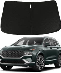 D-Lumina Protector Solar para Parabrisas - -Negro y Plateado